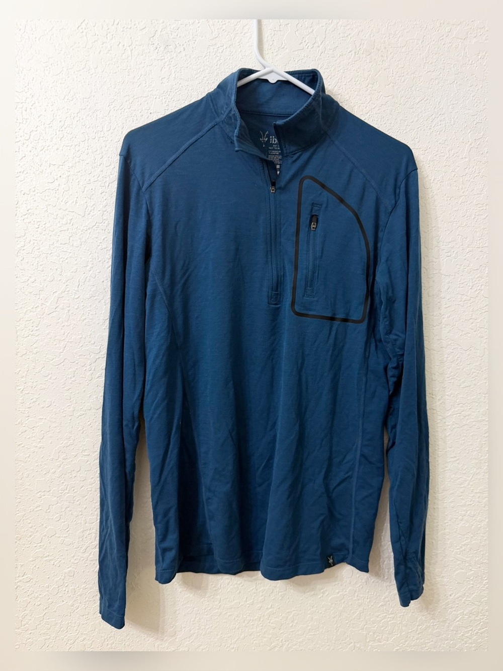 Ibex - Merino Wool Quarter Zip Pullover Long Sleeve - M